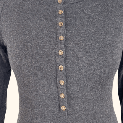 Baukjen Dark Grey Knitted Midi Dress - Size 10 Baukjen