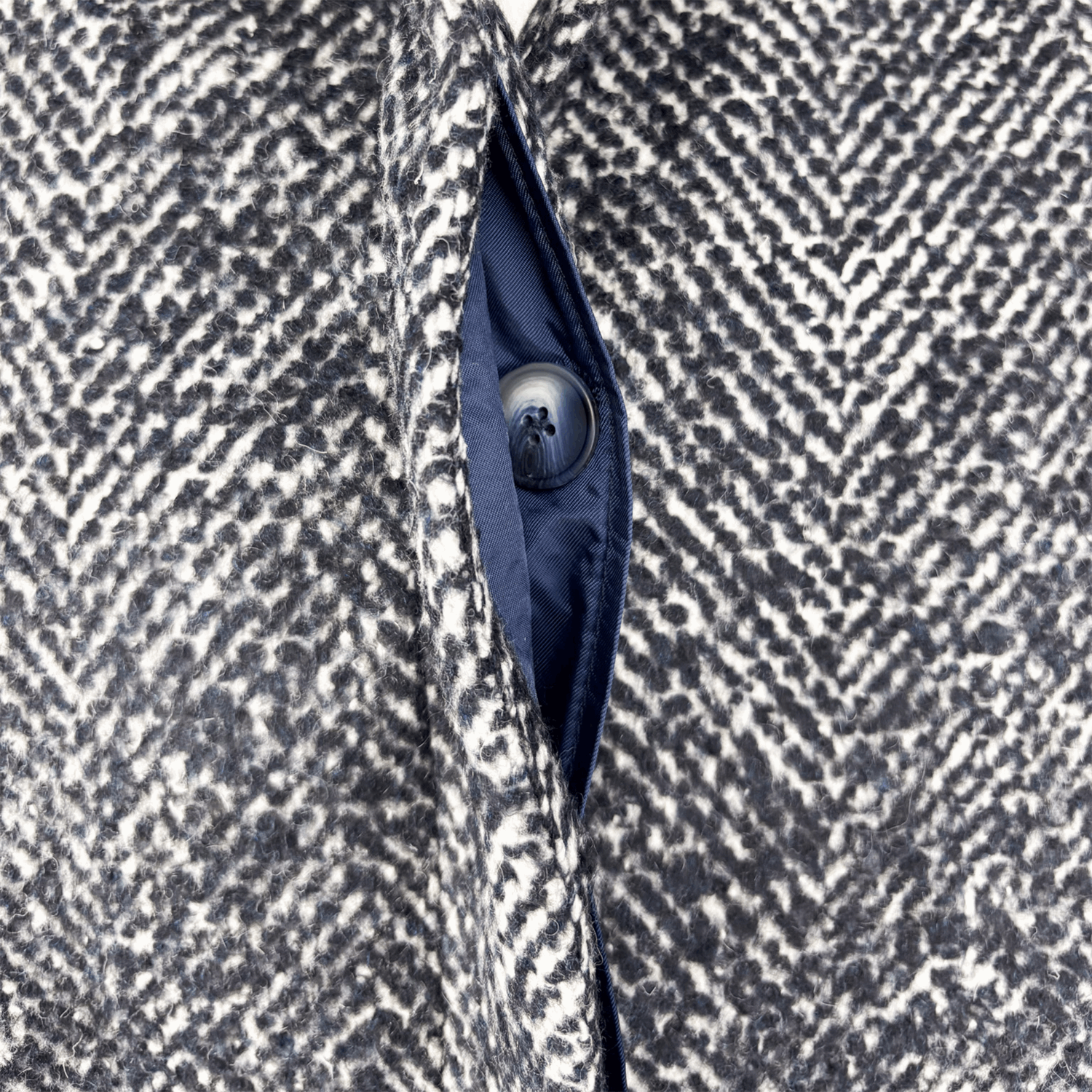 John Lewis Grey Wool Blend Funnel Neck Coat - Size 12 John Lewis