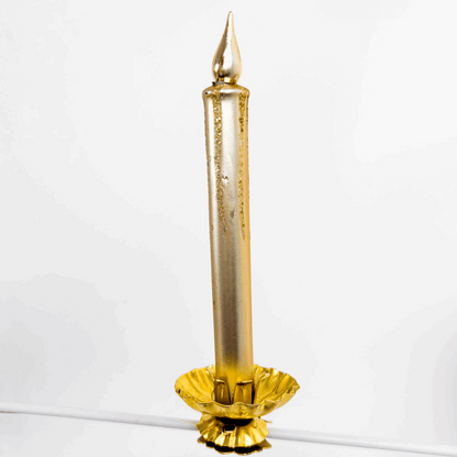 Red and Gold Clip on Candle Tree Decorations Set of 5 Sunshine Thrift