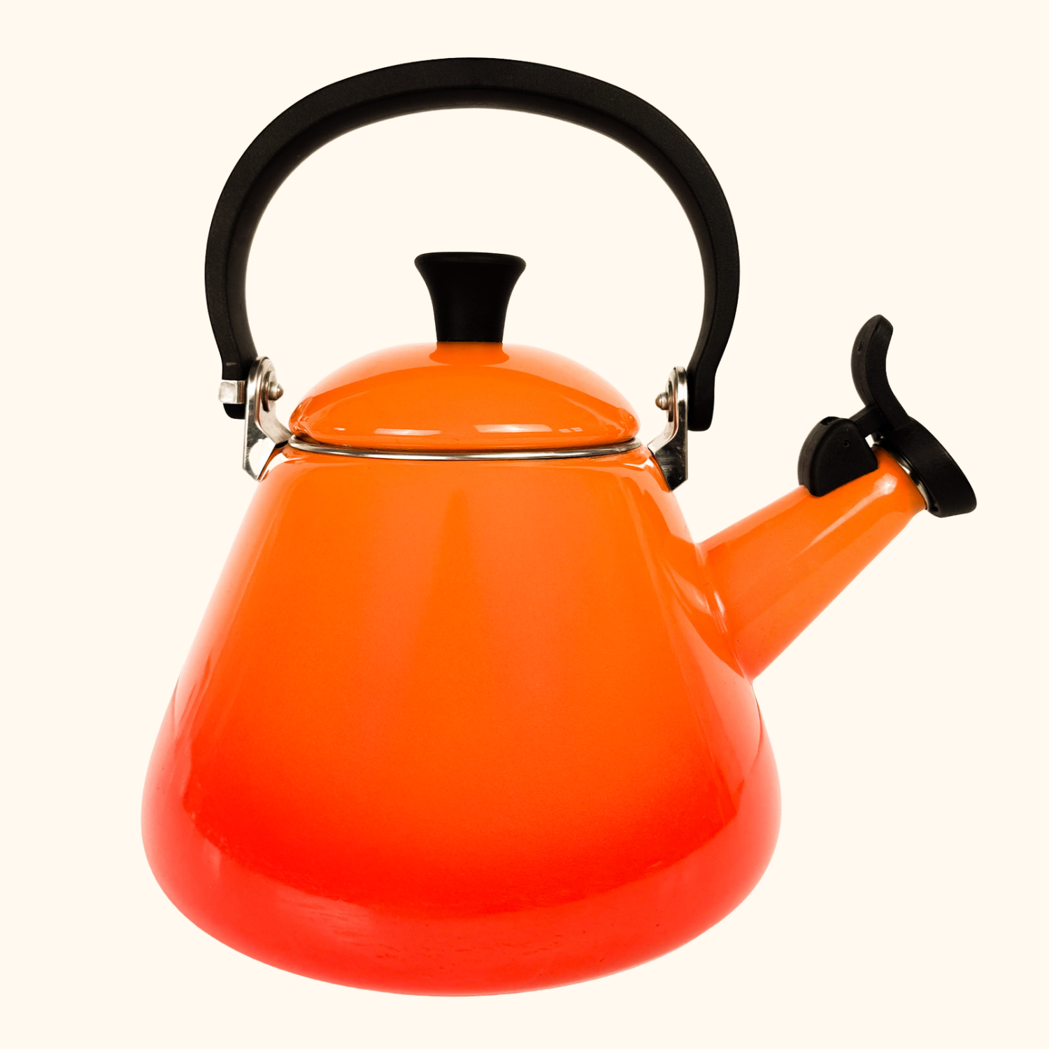 Le Creuset Volcanic Orange Kone Kettle 1.6L Le Creuset