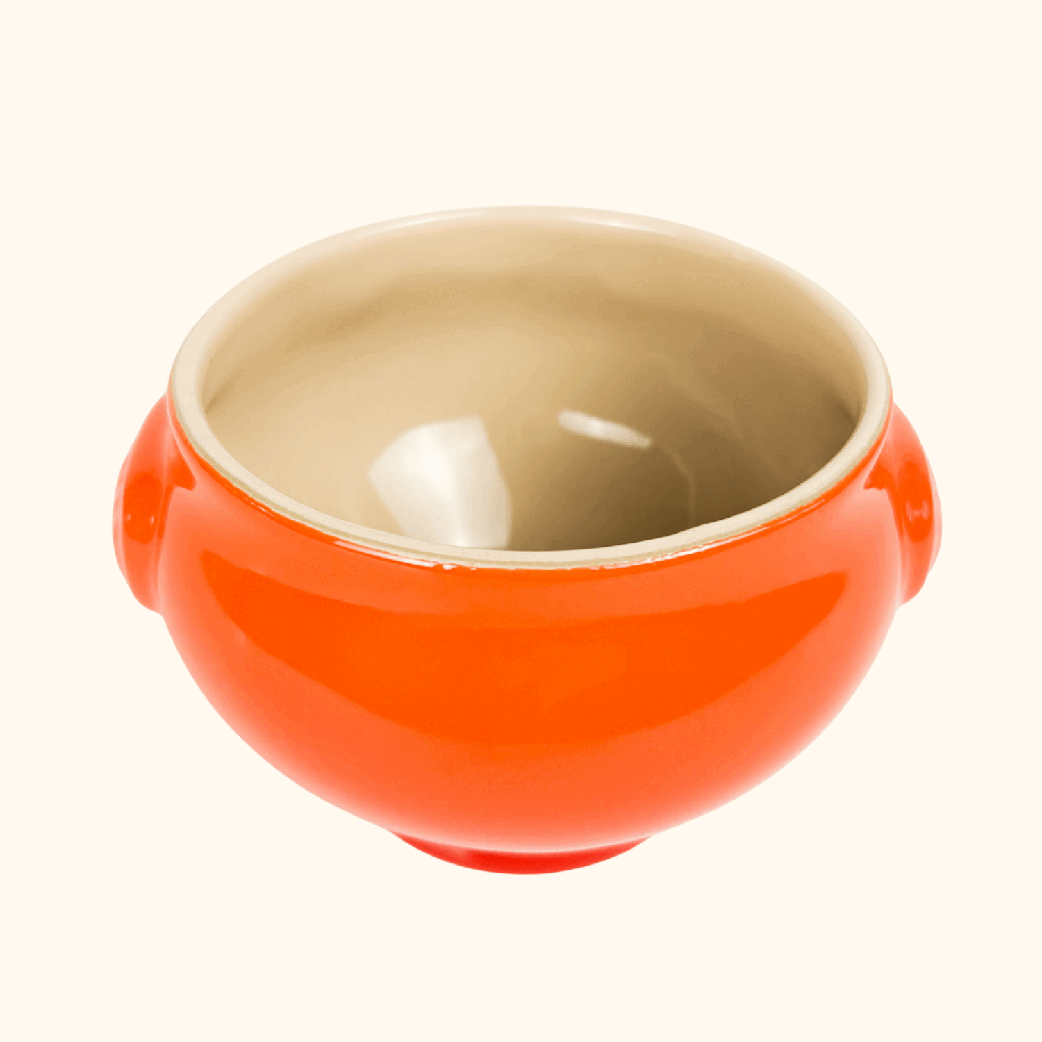 Le Creuset Volcanic Orange Stoneware Soup Bowl -  - Kitchenware