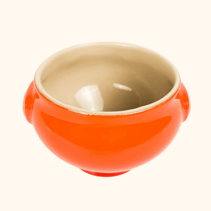 Le Creuset Volcanic Orange Stoneware Soup Bowl -  - Kitchenware