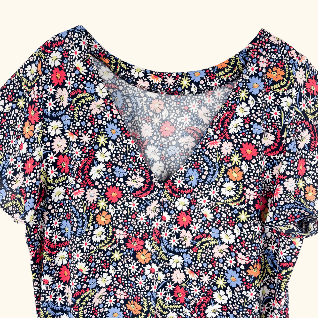 Next Floral Short Sleeve Tea Dress - Size 22 Next