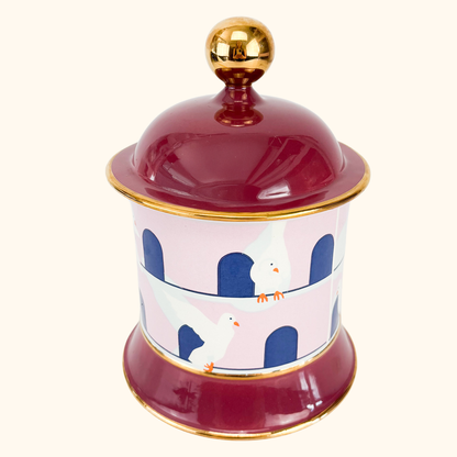 Carlton Ware Lustre Dovecote Vintage Storage Jar Carlton Ware