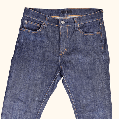 Jil Sander x Uniqlo J+ Blue Denim Selvedge Jeans - Size 28inch Jil Sander X Uniqlo
