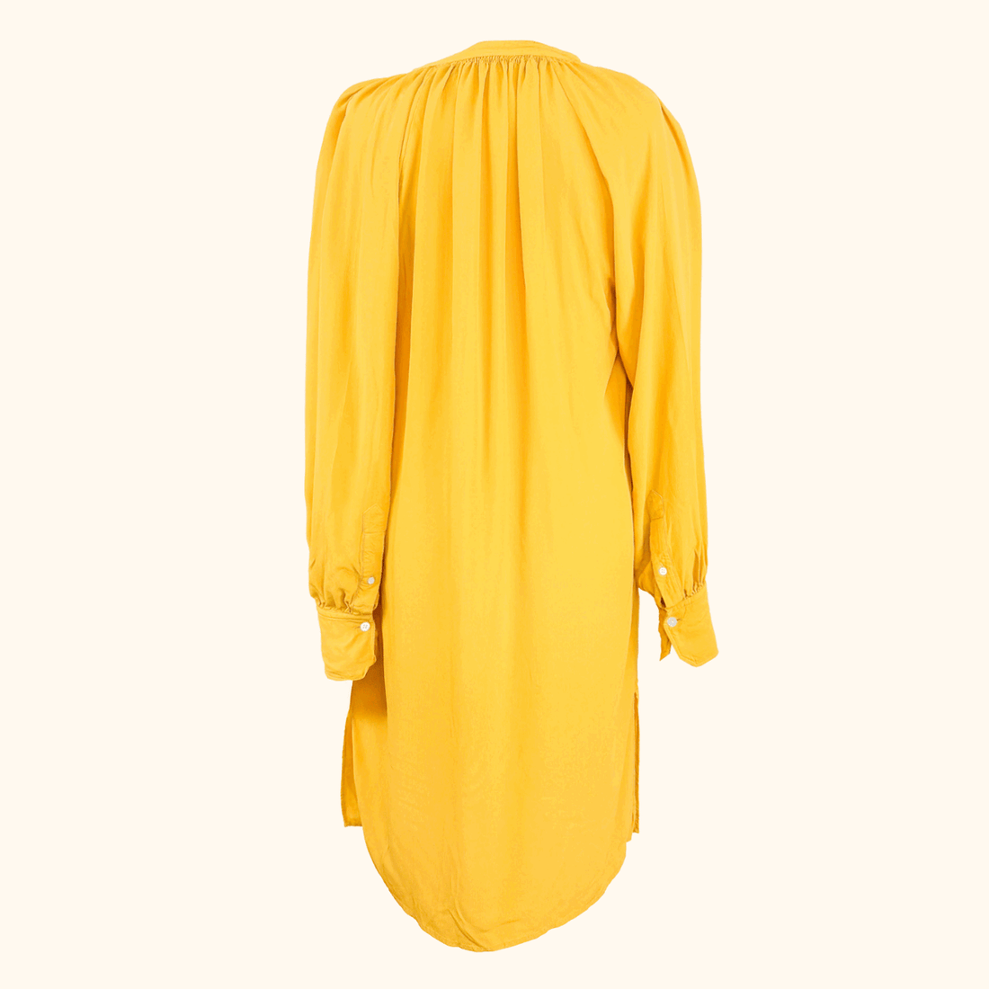 Arket Mustard Yellow Shift Dress - Size 10 Arket