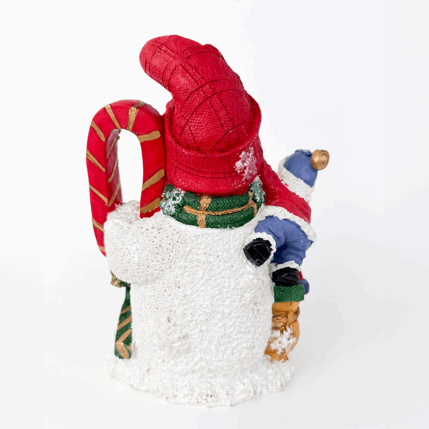 Resin Snowman Christmas Ornaments Set of 2 Sunshine Thrift