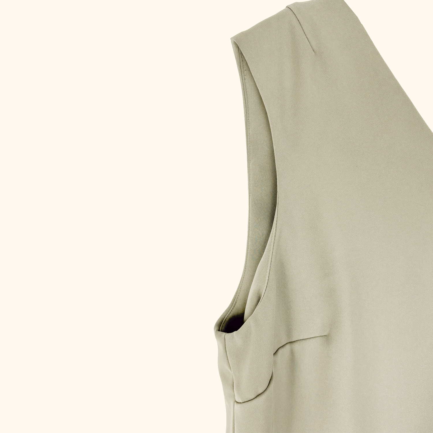 Kin By John Lewis Sleeveless Olive Green Jumpsuit - Size 12 Kin