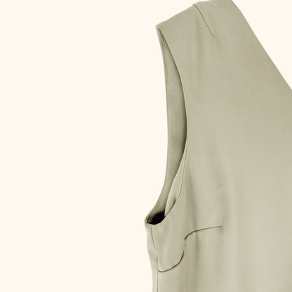 Kin By John Lewis Sleeveless Olive Green Jumpsuit - Size 12 Kin