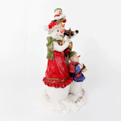 Resin Snowman Christmas Ornaments Set of 2 Sunshine Thrift