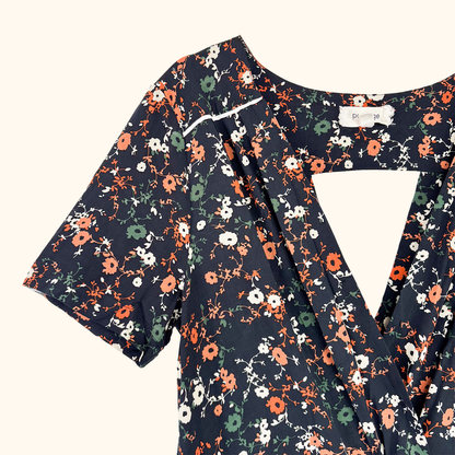 Anthropologie Porridge Floral Wide Leg Jumpsuit - Size Small