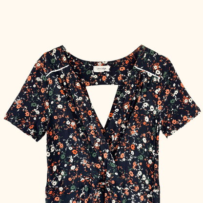 Anthropologie Porridge Floral Wide Leg Jumpsuit - Size Small