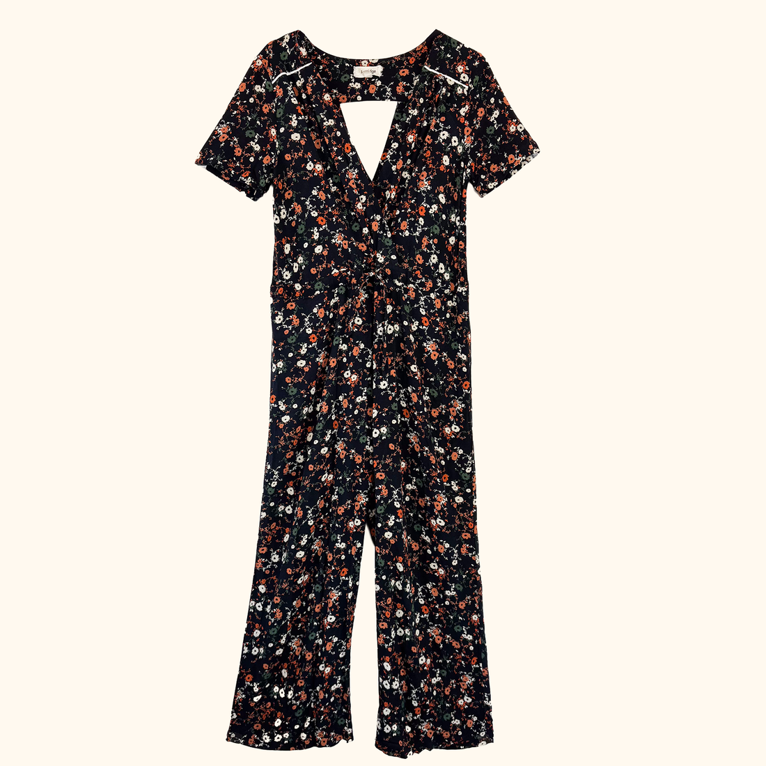 Anthropologie Porridge Floral Wide Leg Jumpsuit - Size Small