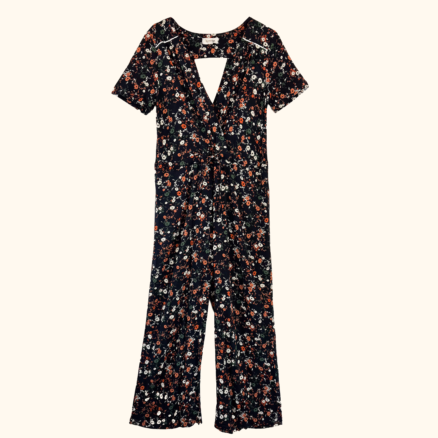 Anthropologie Porridge Floral Wide Leg Jumpsuit - Size Small