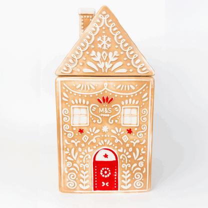 Marks and Spencer Gingerbread House Ceramic Cookie Jar M&amp;S
