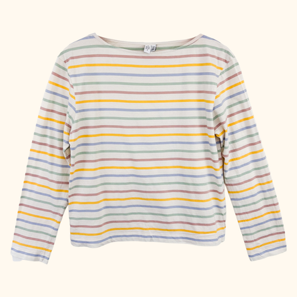 &amp; Other Stories Pastel Stripe Long Sleeve Top - Size Small