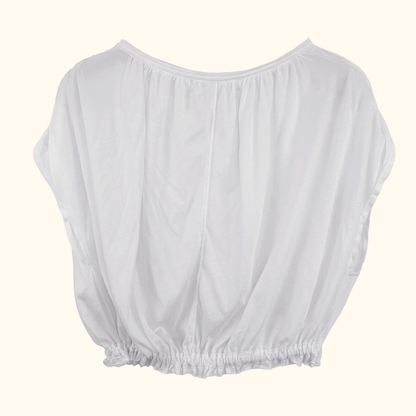 We The Free White Gathered Top - Size XS