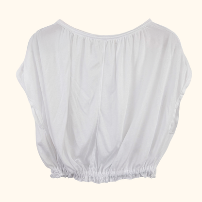 We The Free White Gathered Top - Size XS
