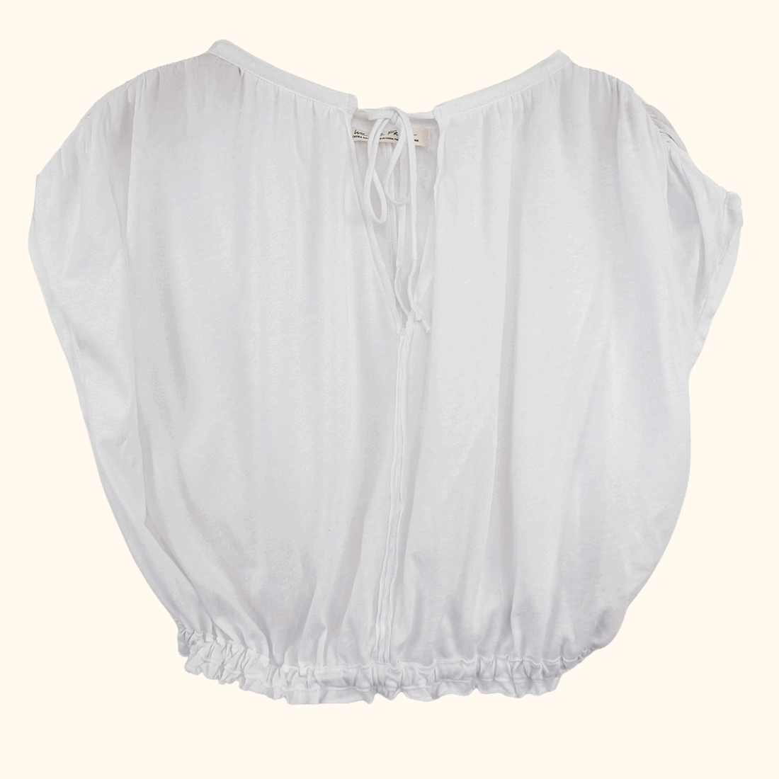 We The Free White Gathered Top - Size XS