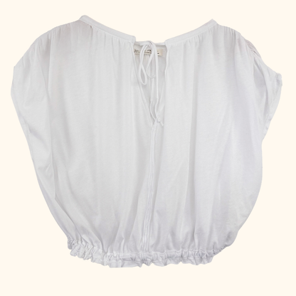 We The Free White Gathered Top - Size XS
