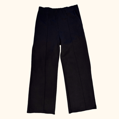 Samsoe Samsoe Elasticated Black Trousers - Size Small