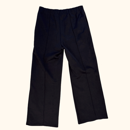 Samsoe Samsoe Elasticated Black Trousers - Size Small