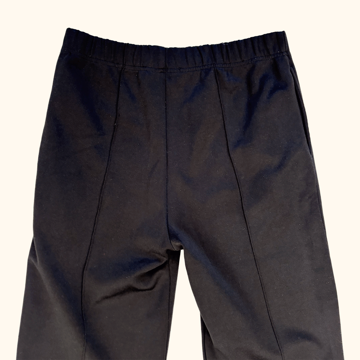 Samsoe Samsoe Elasticated Black Trousers - Size Small