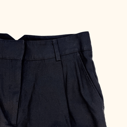 Tara Jarmon Wool Blend Black Tailored Trousers - Size 10