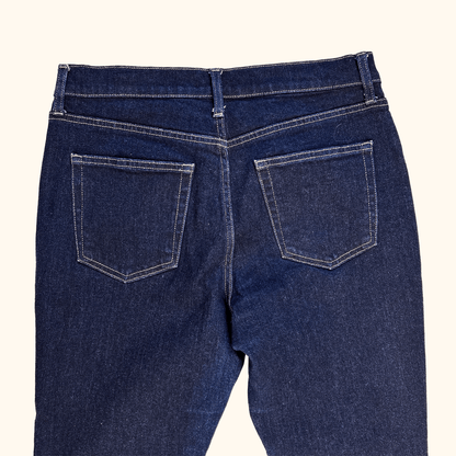 Uniqlo Dark Denim Slim Fit Straight Ankle Jeans - Size 27inch