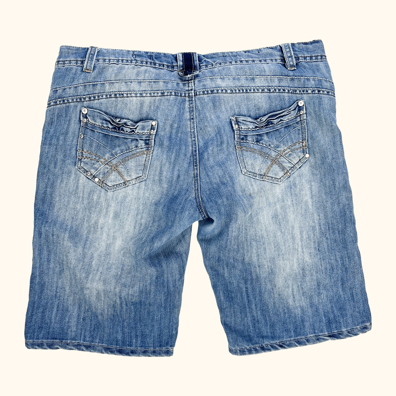 New Look Yes Yes Boyfriend Denim Shorts - Size 16