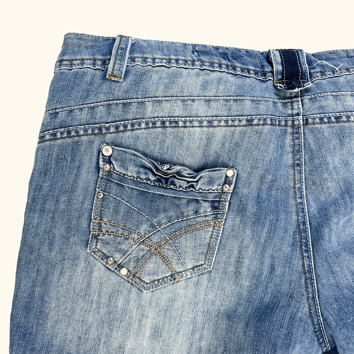 New Look Yes Yes Boyfriend Denim Shorts - Size 16