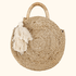 Zara Round Jute Crossbody Bag