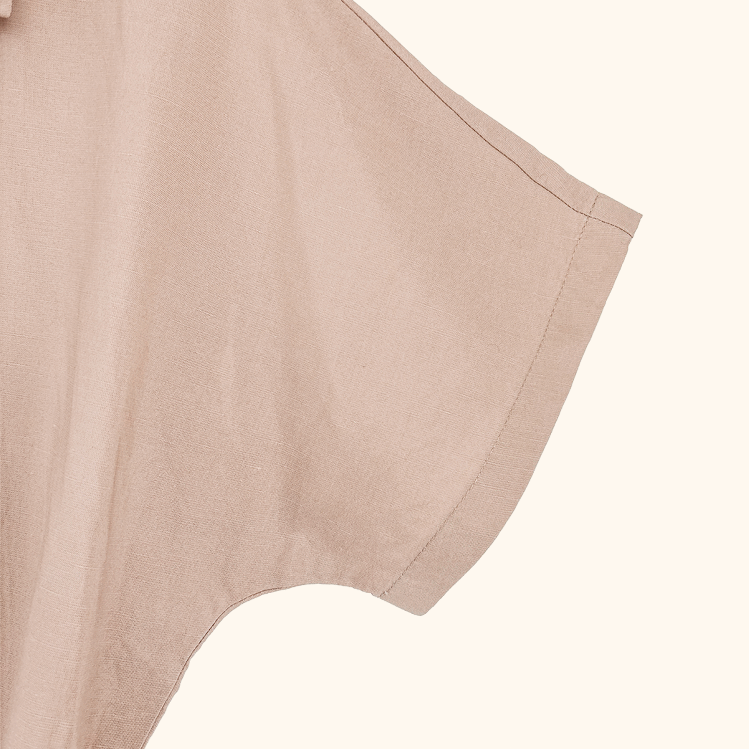 Uniqlo Beige Linen Blend Playsuit - Size Small