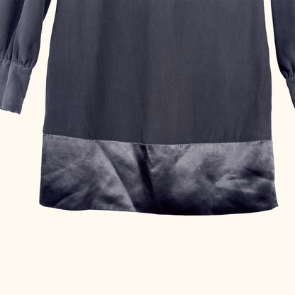 Reiss Black Silk Long Sleeve Dress - Size 6