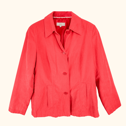 M&amp;S Red Soft Touch Smart Jacket - Size 10
