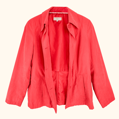 M&amp;S Red Soft Touch Smart Jacket - Size 10