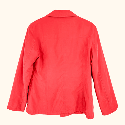 M&amp;S Red Soft Touch Smart Jacket - Size 10