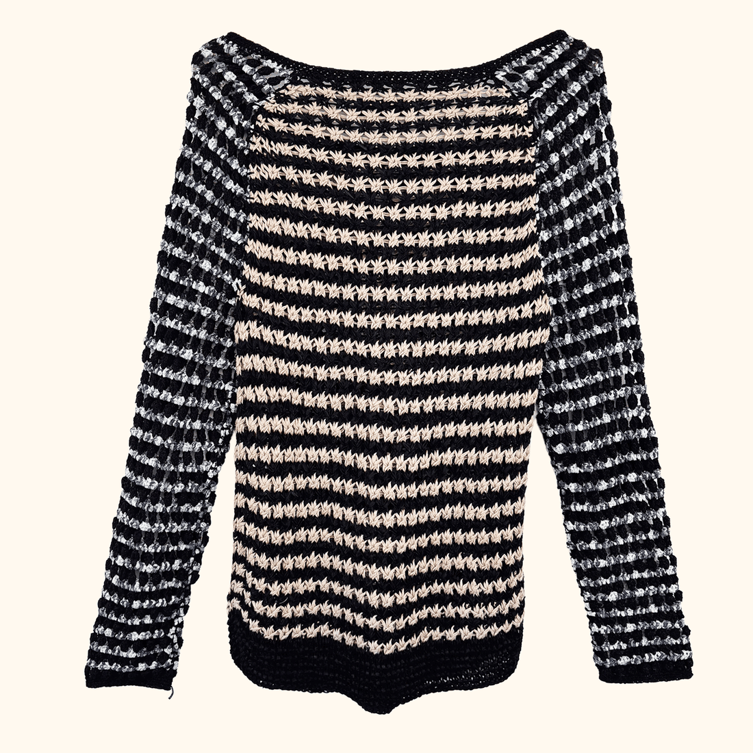 Rag &amp; Bone Open Weave Slouch Jumper - Size Medium