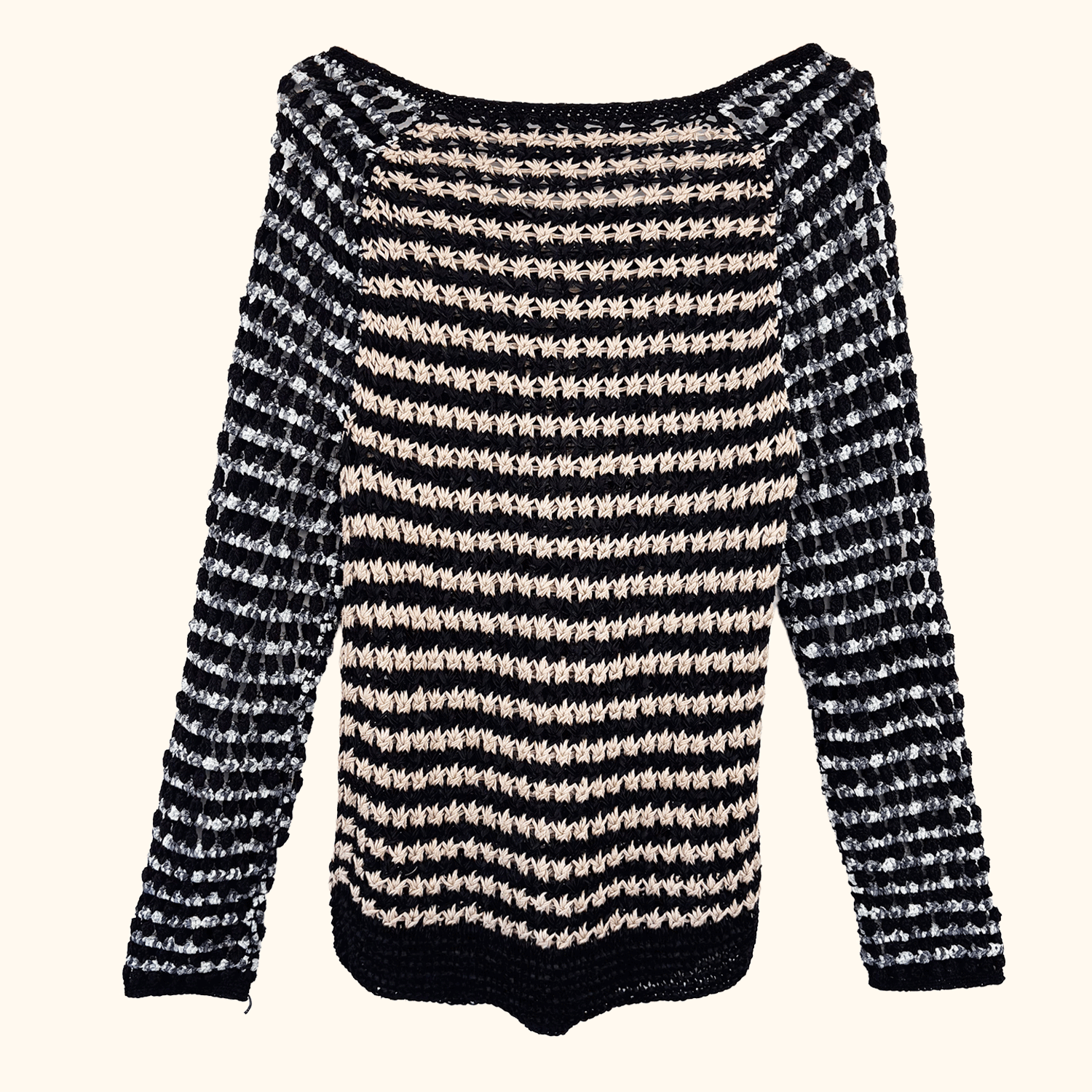 Rag &amp; Bone Open Weave Slouch Jumper - Size Medium