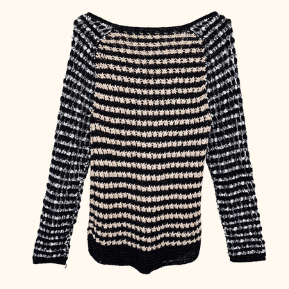 Rag &amp; Bone Open Weave Slouch Jumper - Size Medium