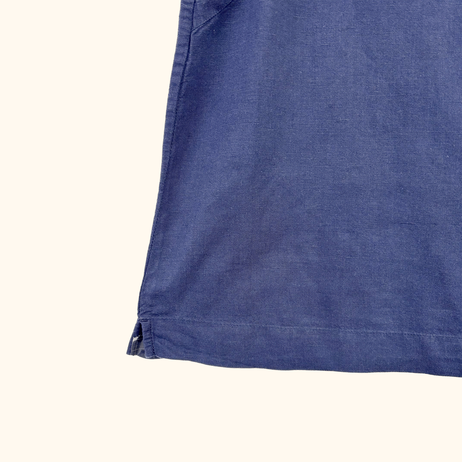 Uniqlo Navy Cotton Linen Blend Vest Top - Size Large