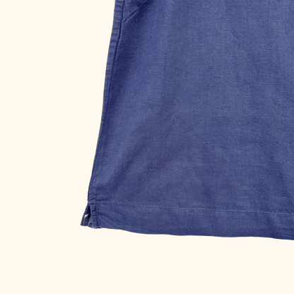 Uniqlo Navy Cotton Linen Blend Vest Top - Size Large