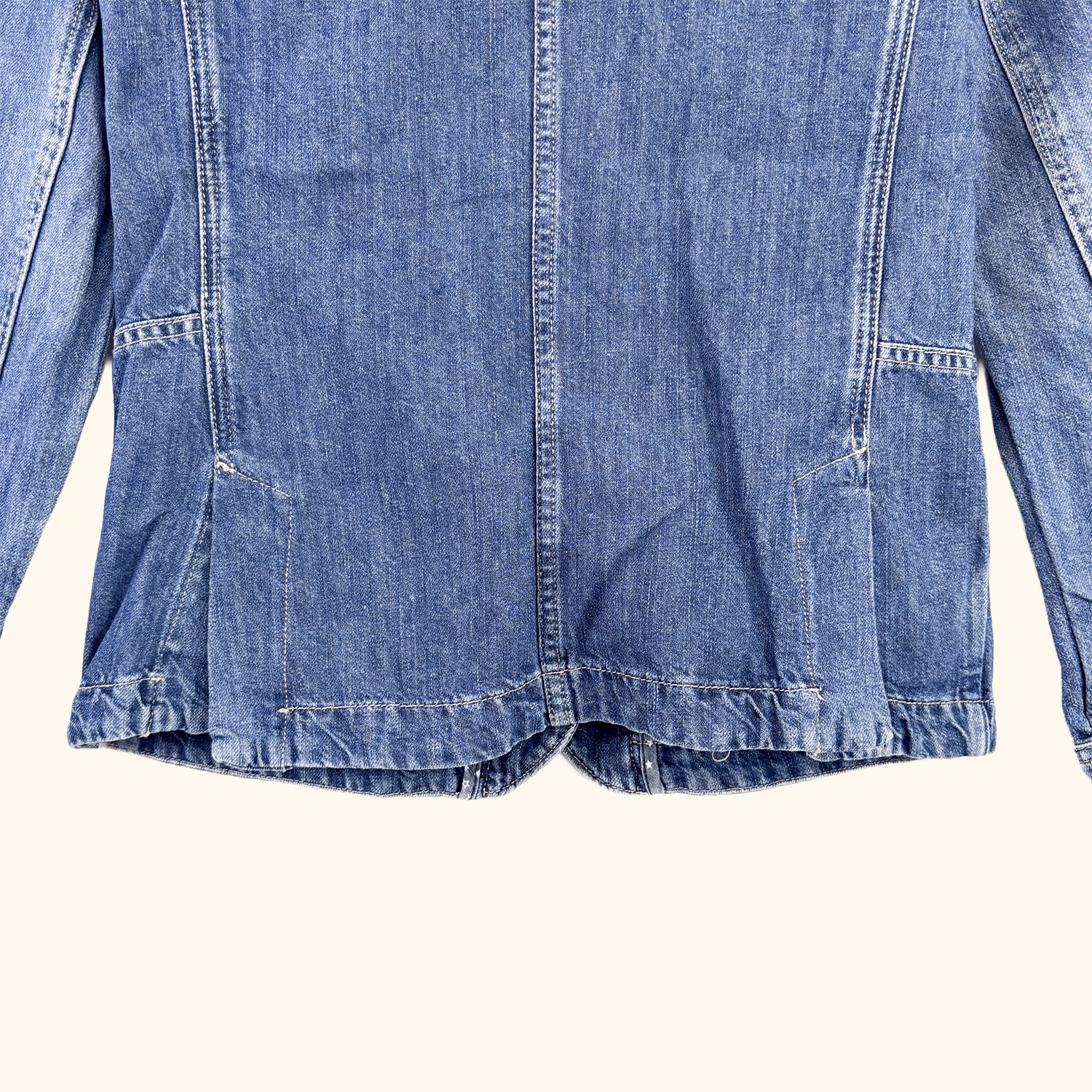 White Stuff Cotton Linen Cargo Jacket - Size 6