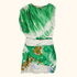 Zara Green Asymmetric Mini Dress - Size Medium