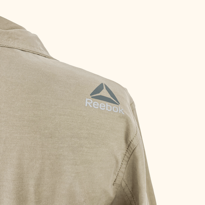 Reebok Noble Fight Fishtail Khaki Parka Jacket - Size Small