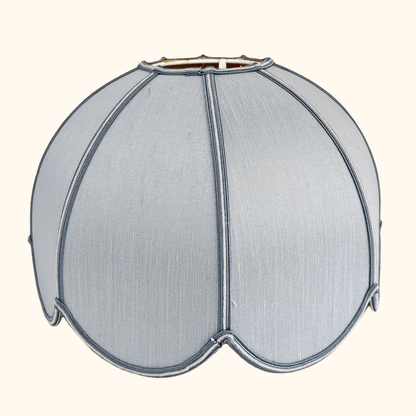 Pale Blue Scallop Dome Ceiling Pendant