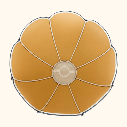 Pale Blue Scallop Dome Ceiling Pendant