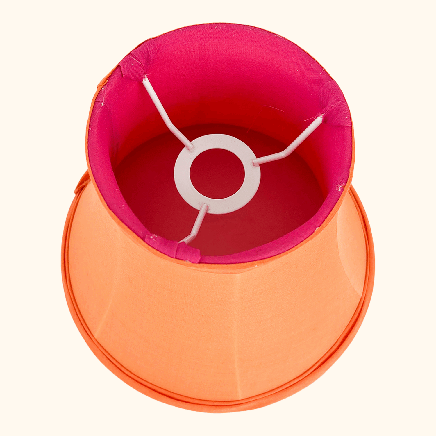 Orange Small Bell Fabric Lampshade