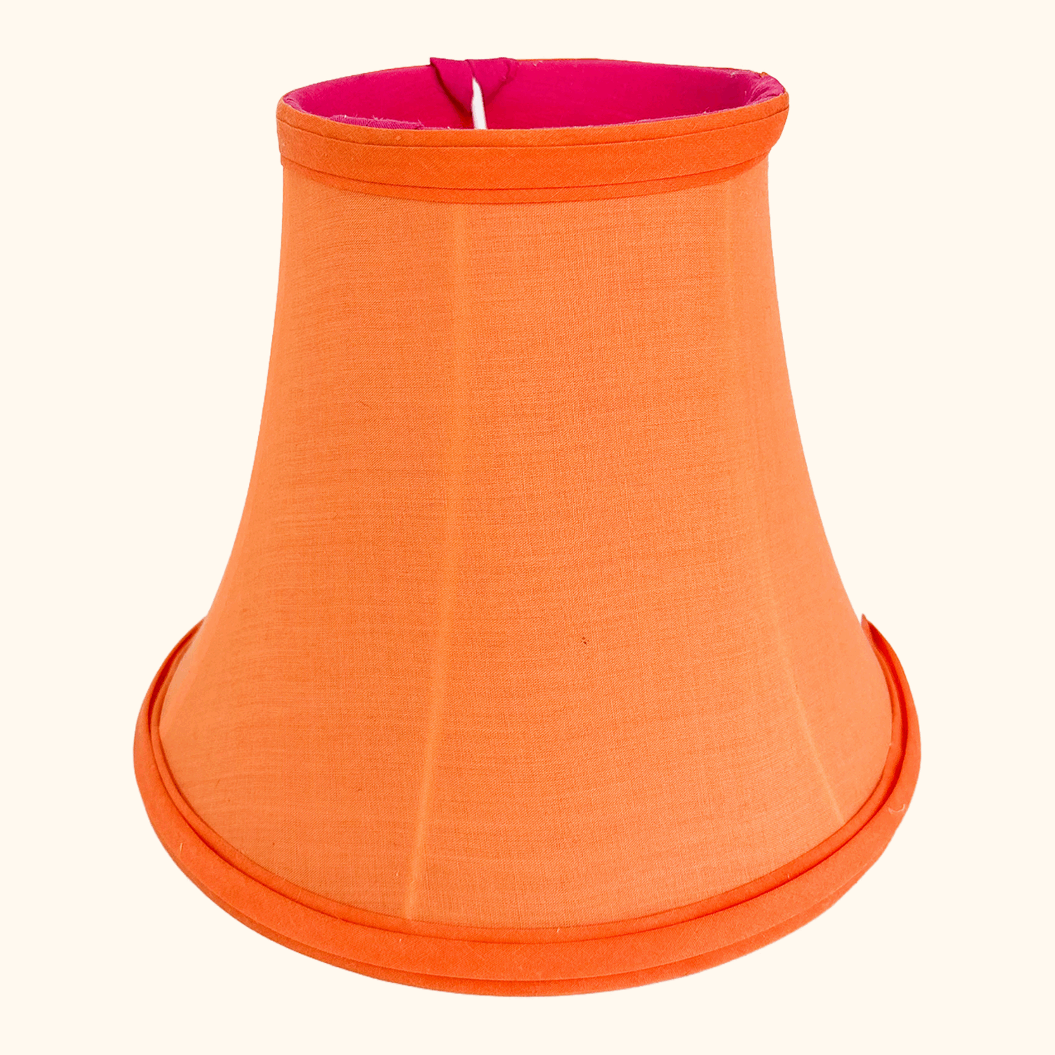 Orange Small Bell Fabric Lampshade