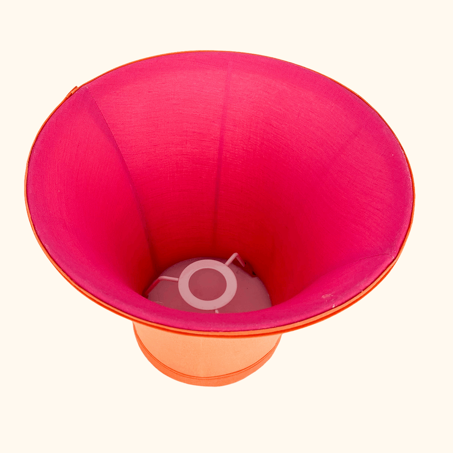 Orange Small Bell Fabric Lampshade